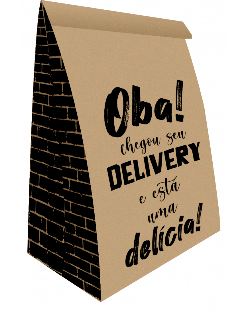 Saco Frase Delivery M (200 pçs)